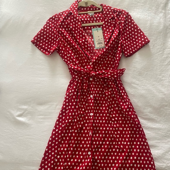 Red Polka Dot Dress Valentines Day - Picture 5 of 8